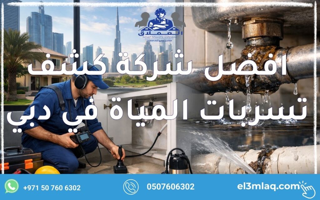 افضل شركة كشف تسربات المياة في دبي